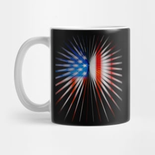 American Star Fag for USA patriots Mug